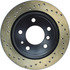 128.34034R by CENTRIC - Cross Drilled Rotor