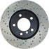 Centric 128.34039CR Disc Brake Rotor Sportstop Cryo Sport Drilled Rotor, Right
