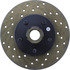 128.62018R by CENTRIC - Sport Cross Drilled Brake Rotor, Right