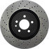 128.61089R by CENTRIC - Cross Drilled Rotor
