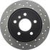 Centric 128.61099CL Disc Brake Rotor Sportstop Cryo Sport Drilled Rotor, Left