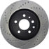 Centric 128.61102CR Disc Brake Rotor Sportstop Cryo Sport Drilled Rotor, Right