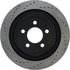 Centric 128.61109CR Disc Brake Rotor Sportstop Cryo Sport Drilled Rotor, Right