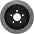 128.61109L by CENTRIC - Sport Cross Drilled Brake Rotor, Left