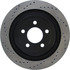 128.61109R by CENTRIC - Sport Cross Drilled Brake Rotor, Right