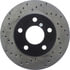 128.62050CR by CENTRIC - Sportstop Cryo Sport Drilled Rotor, Right