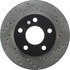 128.62050L by CENTRIC - Cross Drilled Rotor