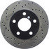 128.62050R by CENTRIC - Cross Drilled Rotor