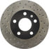 Centric 128.62056CR Disc Brake Rotor Sportstop Cryo Sport Drilled Rotor, Right