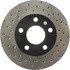 Centric 128.62056R Disc Brake Rotor Cross Drilled Rotor