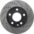 128.62057L by CENTRIC - Cross Drilled Rotor