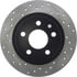 Centric 128.62064CR Disc Brake Rotor Sportstop Cryo Sport Drilled Rotor, Right