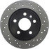 128.62064L by CENTRIC - Cross Drilled Rotor