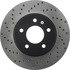 128.62068R by CENTRIC - Cross Drilled Rotor