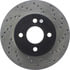 Centric 128.62072CL Disc Brake Rotor Sportstop Cryo Sport Drilled Rotor, Left