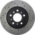 128.62073L by CENTRIC - Cross Drilled Rotor