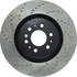 128.62075R by CENTRIC - Cross Drilled Rotor