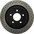 128.62096 by CENTRIC - Centric Premium OE Style Drilled Brake Rotor