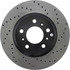 128.62098L by CENTRIC - Cross Drilled Rotor