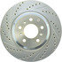 128.62099R by CENTRIC - Cross Drilled Rotor