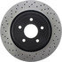 128.62103 by CENTRIC - Centric Premium OE Style Drilled Brake Rotor