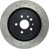 128.62119L by CENTRIC - Cross Drilled Rotor