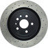 128.62119R by CENTRIC - Cross Drilled Rotor