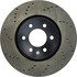 128.63036CR by CENTRIC - Sportstop Cryo Sport Drilled Rotor, Right