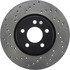 128.63053R by CENTRIC - Cross Drilled Rotor