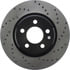 Centric 128.63059CL Disc Brake Rotor Sportstop Cryo Sport Drilled Rotor, Left