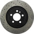 Centric 128.63061CL Disc Brake Rotor Sportstop Cryo Sport Drilled Rotor, Left