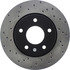 128.63068R by CENTRIC - Cross Drilled Rotor