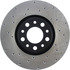 128.63080R by CENTRIC - Sport Cross Drilled Brake Rotor, Right