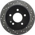 Centric 128.65052CL Disc Brake Rotor Sportstop Cryo Sport Drilled Rotor, Left