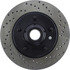 128.65055L by CENTRIC - Cross Drilled Rotor