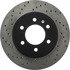 128.65100R by CENTRIC - Cross Drilled Rotor