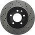 128.65107L by CENTRIC - Cross Drilled Rotor