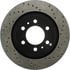 128.65119CL by CENTRIC - Sportstop Cryo Sport Drilled Rotor, Left