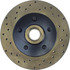 128.66000R by CENTRIC - Cross Drilled Rotor