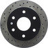 128.66009R by CENTRIC - Sport Cross Drilled Brake Rotor, Right