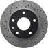 128.66038R by CENTRIC - Cross Drilled Rotor