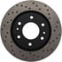 Centric 128.66063L Disc Brake Rotor Cross Drilled Rotor
