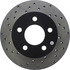 128.67022R by CENTRIC - Cross Drilled Rotor