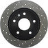 128.67071R by CENTRIC - Cross Drilled Rotor