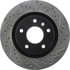Centric 127.42096CL Disc Brake Rotor Sportstop Cryo Drilled & Slotted Rotor, Left