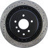 127.42101L by CENTRIC - Slotted Drilled Rotor