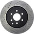 127.42102R by CENTRIC - Slotted Drilled Rotor