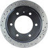 127.43015L by CENTRIC - Sport Drilled & Slotted Rotor, Left