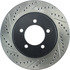 127.65091R by CENTRIC - Slotted Drilled Rotor