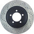 127.65093R by CENTRIC - Slotted Drilled Rotor